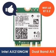 WIFI Card Intel AX210NGW Wireless AX210 M.2 NGFF Laptop PC 2x2 WLAN