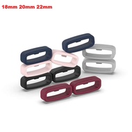 18 20 22mm Silicone Strap Keeper Ring For Garmin Fenix 7 7s 6 6s 5 5s plus Forerunner 945 745 265 255 245 645 158 55 Watchband Loop Accessories (30pcs)