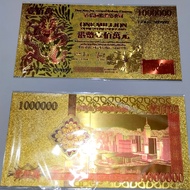 uang foil gold 1 juta dollar hongkong