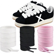 1 Pair Wide Flat Shoelaces (120cm/47.24inch)For Sneakers,Men's And Women's Shoelaces For Women Men S