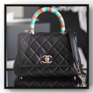🈹 Chanel Coco Handle mini rainbow