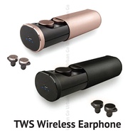 True Wireless Stereo Dual Headset Wireless Bluetooth 4.1 Earbuds with Charging Socket