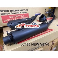 YAMAHA LC135 NEW V5 V6 E POWER BERANG MUFFLER EKZOS PIPE EPOWER BERANG STANDARD OPEN RACING
