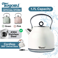TOYOMI Cordless Stainless Steel Kettle 1.8L - WK 1700