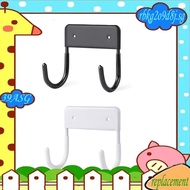39A- Ironing Board Hanger, 2 Pack Iron Board Holder Ironing Board Hook Wall Mounted, Small Iron Board Storage(Black &amp; White)