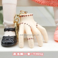 American Drama Adams Wednesday Wednesday Wednesday Addams THing Demon Hand Keychain Bag Charm Adams 
