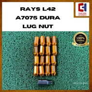Rays L42 A7075 Dura Lug Nut [Original from Japan 🇯🇵][Used]
