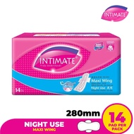 BBD Intimate Nite Long Maxi Wing 14 Pads Per Pack (280mm) Tuala Wanita L211
