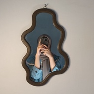 Wavy Aesthetic Mirror 40*30 CmOlive