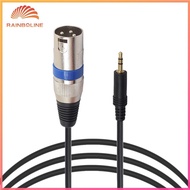 3m/9.84ft 3.5mm Stereo Male Plug to 3 Pin XLR Male Mic Audio Cable