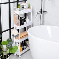 Arogan Slim Rolling Storage Cart With Wheels 4 Tier Bathroom Storage Cart Laundry Room Organizer Rol