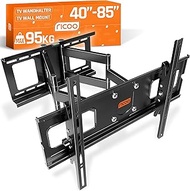 RICOO TV Wall Mount Swivelling for 40-75 Inch TV Mount Wall TV Mount Tiltable Universal Smart Flat O