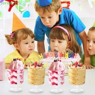 JEREMY 20pcs Disposable Goblet, Transparent Durable Disposable Dessert Cup, Yogurt Cup Hard Plastic 