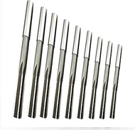 8 PCS Chucking Reamer Set Metric Lathe Machine Reamer, 6 Straight Flute Milling Cutter High Speed St
