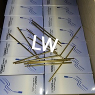 silver pen pen silver tondaus pola kulit leather 50pcs