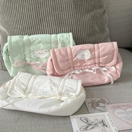 Mocorie - Gladeelie Puffy Pencil Case Coquette Pencil Case Coquette Pencil Case/ Ribbon Pencil Case/