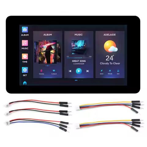 Waveshare ESP32-S3 7inch Capacitive Display Development Board, ESP32 With Display, Options For Touch