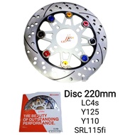 DISC 220mm PLATE Y125 LC135 SRL110 SRL115 Y110 DISC brembo