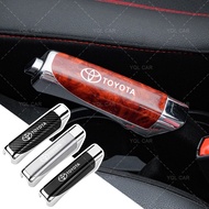 1pcs Car Handbrake Cover ABS Construction Smooth Car Handbrake Case for Toyota Corolla Yaris Aygo Pr