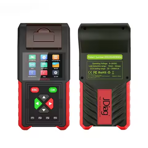 JDiag M200 Pro Motorcycle OBD2 Scanner 12V Diagnostic Tool for KTM Honda Yamaha Kawasaki Suzuki BMW 