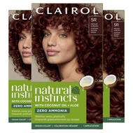 Natural Instincts Demi-Permanent Hair Dye, 5R Medium Auburn Hair Color, Pack of 3