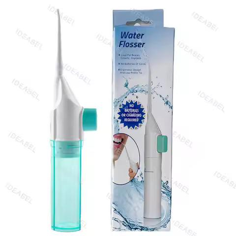 Manual High Pressure Water Flosser Toothpick Oral Irrigator Portable Teeth Clean High Pressure Water