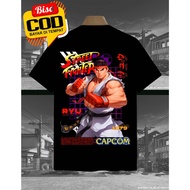 KATUN Sultankaos89 Distro Combed Ryu T-shirt, Cash on Delivery - Unisex Distro T-shirt with Street F