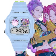 Baby saja Baby Saja Baby Saja Electronic Watch Student Electronic Watch with Alarm Clock Timer Date 