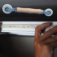 LED Strip Channel Roller Tool, U Groove Wheels for 5-10mm Wide LED Strip