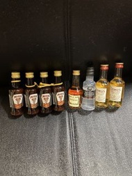 酒辦 Miniature Amarula Hennessy russian standard dewar’s