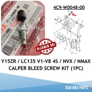 Yamaha Original Y15ZR / LC135 V1-V8 4S / Lagenda FI / NVX NMAX / Avantiz Solariz Caliper Bleed Screw
