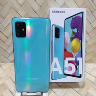 New Stok Samsung A51 6/128Gb Handphone Second Fullset Batangan Original