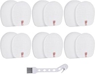 Leadaybetter 6 Pack Filter Replacement for Shark Rocket Pet Pro IX140 IX141 IX142 IZ140 IZ141C IZ142