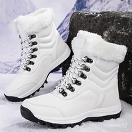 New Thick-Soled Snow Boots For Men Women Couples Outdoor Casual Shoes Plus Velvet Thickened Snow Boo