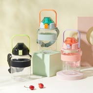 BONBOX Black Jumbo Drinking Water Bottle 1200ml Tumbler Bpa Free Straw Water Bottle