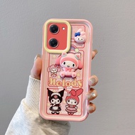 เคส Vivo Y18 Y03 Y03t Y18s Y28s 5G สำหรับ Vivo Y18 Y03 Y03t Y18s Y28s 5G【น่ารักลายการ์ตูนสามมิติตกแต