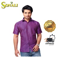 Sonali Men's Shirt Modern Casual Indian Traditional (Top) Tshirt Men Fashion Indian Kurta For Men Q0