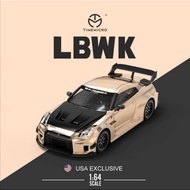 Time Micro 1:64 Nissan GT-R R35 GTR Liberty Walk LBWK Silhouette 35GT-RR Gold USA Exclusive Diecast