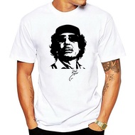 2025 Gildan gift short sleeve for Men Gaddafi Muammar Al Gathafi Signature I Love Libya T-shirt Larg