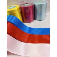 [1 Roll 20 Yards] 5Cm Wide Satin Ribbon/ Fabric Ribbon Satin Ribbon Flower Material Satin Ribbon
