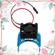 For  A959-B 144001 124019 RC Car Aluminum Alloy Motor Heatsink Cover with Cooling Fan for 540 550 36