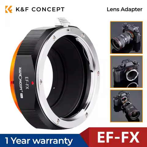 K&F Concept High Precision EOS to FX Lens Adapter For Canon EF/EFS Mount Lens to Fujifilm FX X-Pro3 