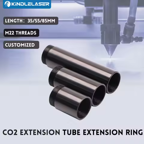 Kindlelaser CO2 Extension Tube Extension Ring Suit Laser head O.D.24mm Lens Tube for CO2 Laser Cutti