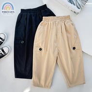 Khaki pants for boys 2 3 4 5 6 7 8 9 10 years old Magickids basic Korean style Children's clothes fo