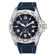 BJ7100-15L Citizen Promaster GMT World Time Eco-Drive Blue Dial Mens Watch