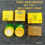 Set Temulawak Original 3 in 1  Night Cream + Day Cream + Soap