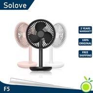Solove F5 5W USB Desktop Table Fan 3 Modes Wind Speed Cooling Oscillating Fan