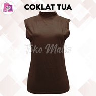 Manset tangan Buntung Wanita Polos Warna Mangset Tanpa Lengan Pendek Baju Youkensi Baju Perepuan Kut