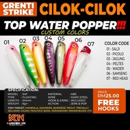 Cilok Cilok top water popper Kanicen nix new