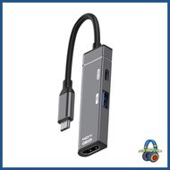 MOOMMY Multifunction USB C Dock Supporting HDTV 4K 120Hz PD100W Fast Charge USB3 0 Data Transfer